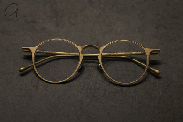 Rigards Gold Matte Clear Glasses RG0108CU